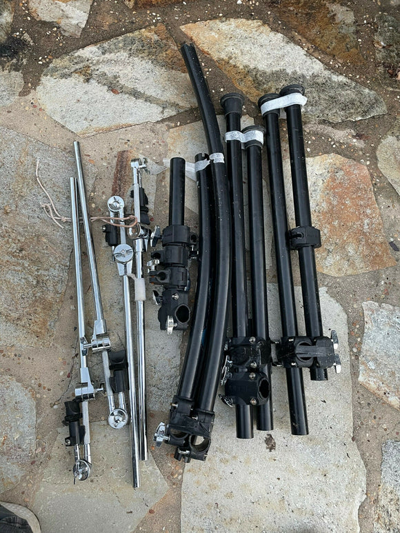 Alesis Strike Pro SE Black Rack with Boom Arms and some Clamps