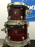 Tama Starclassic Maple EFX Red Silk 5pc Drum Set kit