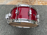 DW Performance Series 6.5x14" Maple Snare Drum - Cherry Stain