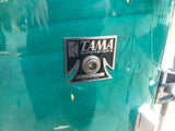 VINTAGE TAMA SUPERSTAR AQUA MARING 16x14 Floor Tom Drum - MODDED
