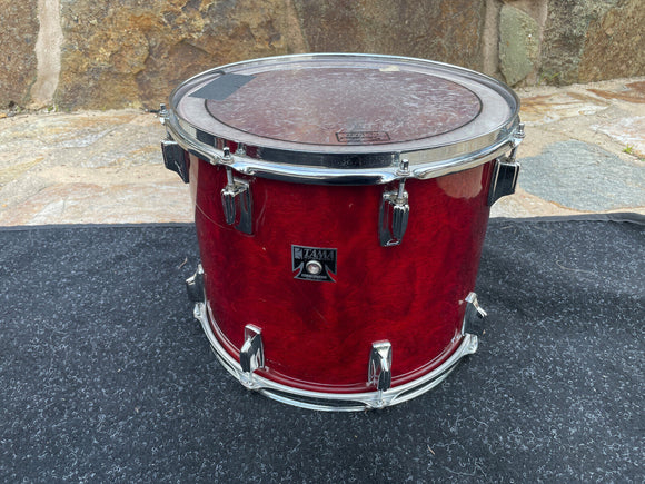 Tama Superstar Cherry 15 x 12 Cherry Tom Drum 80's - Shallow Size