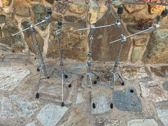 Four Yamaha Drum Boom / Straight Cymbal Stands