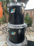 Ludwig Black Cortex 70's 7pc Concert Tom Drum Kit Set