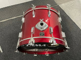 Tama Superstar Candy Apple Red 80's Drum Set kit 22x16,12x11,13x12,16x16