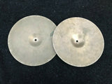 Vintage Zildjian 14" Hihat Drum Cymbals hi hat - 1104 - 1222 gram