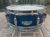 Vintage Rogers Holiday Blue Sparkle 14 x 5 Snare Drum - NEEDS WORK