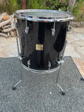 Yamaha Birch Custom Absolute - Black 16x16 Floor tom Drum