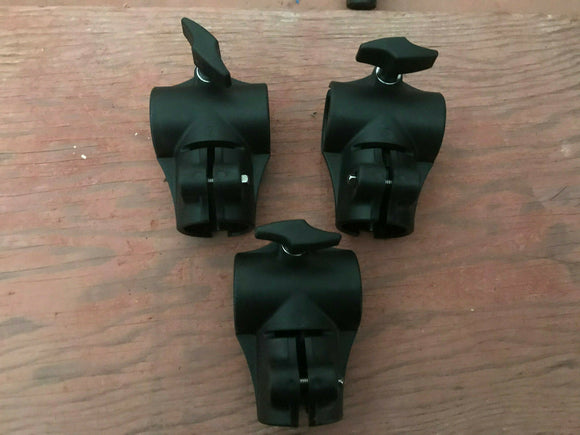 3 Roland UNBREAKABLE V Drum Rack Clamp Arm Bar Mounts T Clamps 1.5