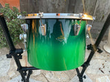 Tama Starclassic Bubing Green Fade 20" Gong Drum With Stand - Excellent
