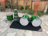 Pearl MCX Masters 7pc Double Bass Drum Kit Shamrock Green