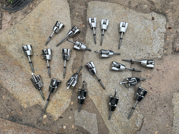 TAMA Starclassic Bass Drum Claws / 20 total / Chrome w/ tension rods