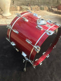 Tama Superstar Candy Apple Red CAR 1980's 22x16 Bass Drum
