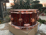 DW Collectors Series Neil Peart Rush RARE "ICON" Time Machine Snare -COA 5/250!!