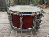 Vintage Tama Superstar 14X6.5 Snare Drum Mahogany Finish - Excellent