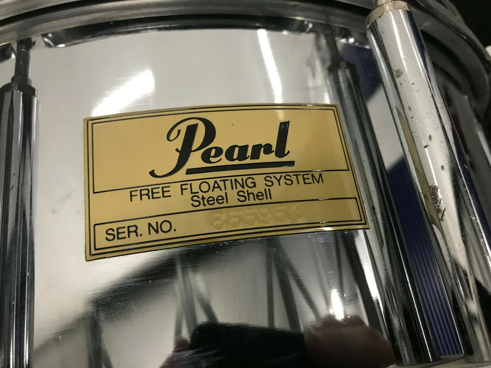 Pearl FREE FLOATING x6.5 Steel Snare Drum – Blak ...