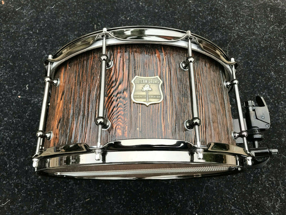 OUTLAW DRUMS Weathered Douglas Fir Stave Snare Drum  14 x 7