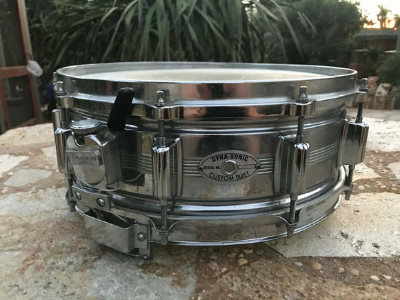 Vintage Rogers 14 X 5.5 Dynasonic COB Snare Drum !!