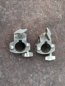 TWO PACK Roland MDH-12 Hatched Rack Clamp Standard 1.5” Racks