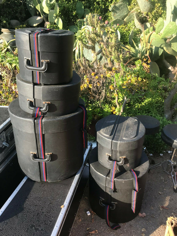 Humes and Berg Hard drum cases 10x8,12x9,16x16,18x6,14x6 - no bass