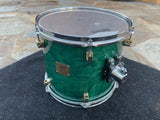 Yamaha Maple Custom Emerald Green 13x11 Tom Drum
