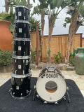 Sonor Phonic Black 6pc Drum Set kit