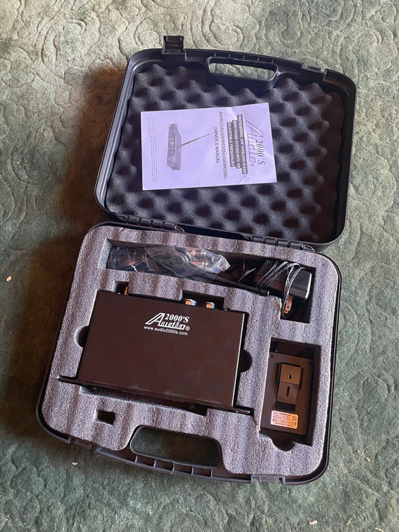 Audio2000'S AWX6304U UHF Selectable Frequency Wireless In Ear Monitor