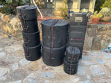 Humes and Berg Double Bass Drum Kit Cases 8,10,12,14,16,14,22,22 FAIR