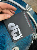 DW Collector's Series 8pc Shell Pack Drum Set kit Blue Glass FinishPly w/ GONG