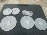 5 Pack Electronic Silent Cymbals Package - Single Trigger