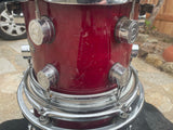 PDP CX Maple 5pc Drum Set kit red lacquer- fair condition - pickup only