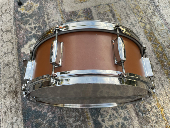 Unbranded copper finish snare 14 x 5.5