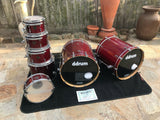 Ddrum Dios Maple Double Bass 7pc Drum Set kit Used by Megadeth with COA