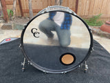C&C Drum 28 x 14 Chrome Custom shop Bass Drum !!!