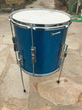 Ludwig 60s 14x14” Club Date Floor Tom Blue Sparkle