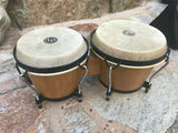 LP Latin Percussion CP221AW Traditional Natural Finish 6" & 7" Wood Bongo