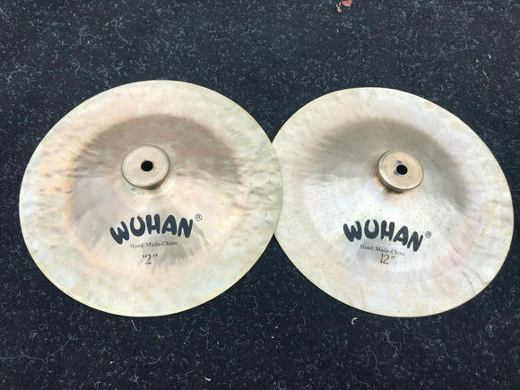 TWO Wuhan 12 Inch Lion China Cymbals