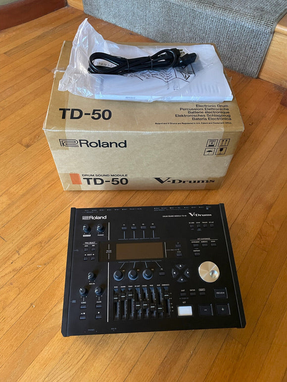 Roland TD-50X V-Drum Percussion Sound Module Updated td-50