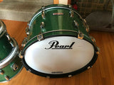 Pearl E pro Tru Trac 4pc Drum Set kit Green Glitter Pad Set w/ Electronic heads