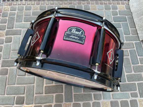 RARE Pearl Joey Jordison Slipknot Red 13 x 6.5 Snare Drum Limited Edition