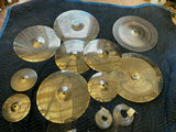 10 PACK Silent Cymbals Package with Electronic Cymbal Triggering kits!!