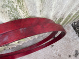 Vintage Tama Superstar Cherry Wine 22"Bass Drum Replacement Hoops PAIR