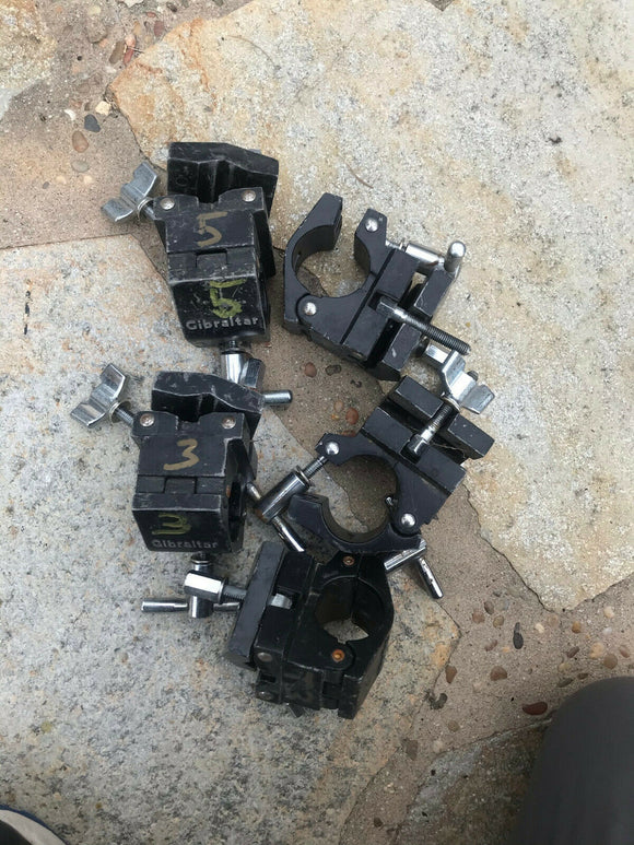 5 Pack Gibraltar Drum Clamps Package