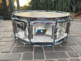 Ludwig Vistalite 14 x 5.5 1976 snare drum - Clear