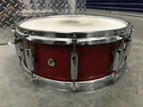 Pearl Masters Custom Maple 14 x 5.5 Snare Drum Red