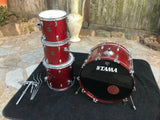 Tama Superstar CANDY APPLE RED 4pc Drum Set Kit 12x11,13x12,16x16,24x16