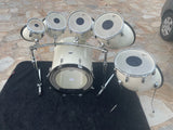 Vintage North Drums 6pc Drum Set kit - White Finish