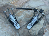 Vintage Pearl Double Bass Drum Pedal Chain Drive Complete Set