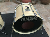 Yamaha Recording Custom 4pc Drum Set kit 22x16,12x10,13x11, 16x16 !! OFF White