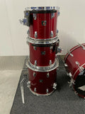 Tama Superstar Candy Apple Red 80's Drum Set kit 22x16,12x11,13x12,16x16