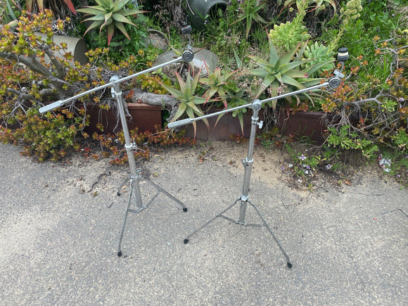 TWO PACK Vintage Pearl Weight 803BS 70's Boom Cymbal Stands